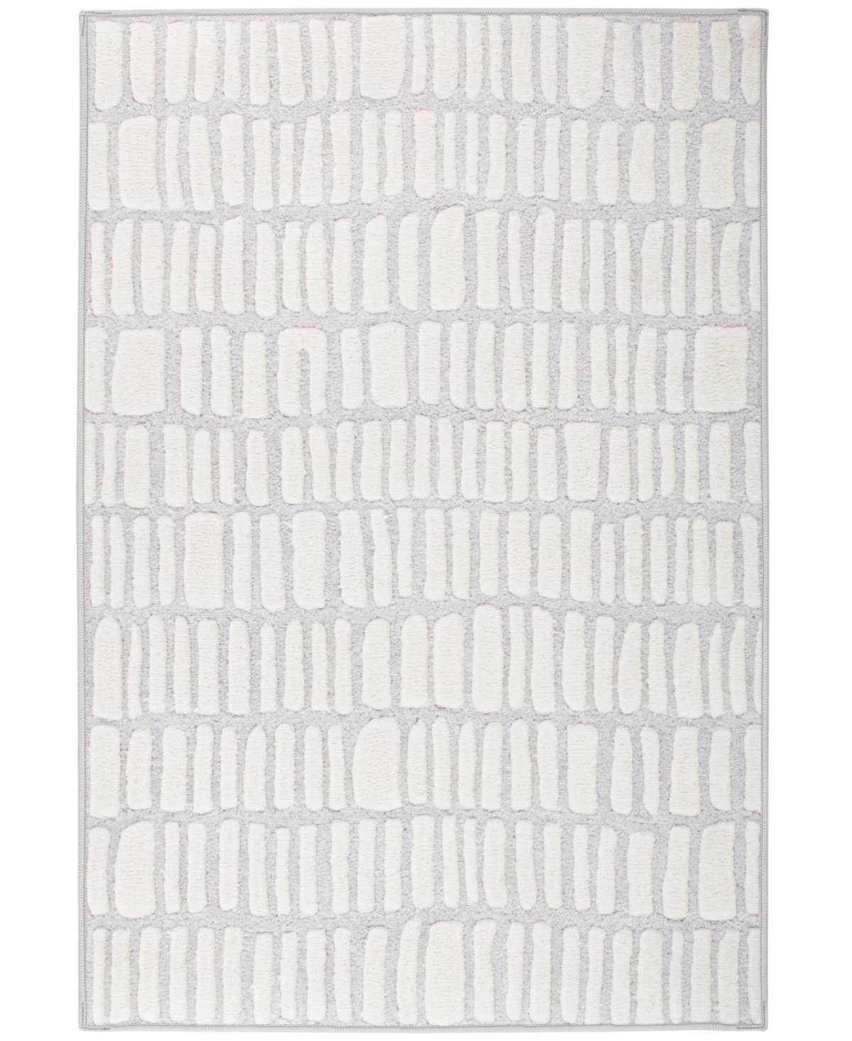 Dash And Albert Rugs By Annie Selke Roark Machine Washable Da2190 6'x9' Area Rug In White