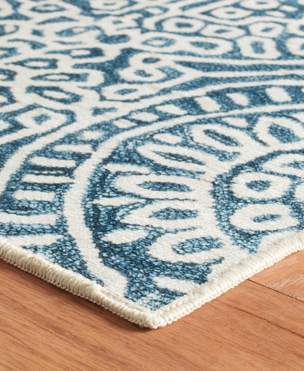 Dash And Albert Rugs By Annie Selke Temple Machine Washable Da2056 3'x5' Area Rug In Blue