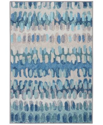 Dash and Albert Rugs by Annie Selke - Paint Chip Machine Washable DA2047 6'x9' Area Rug