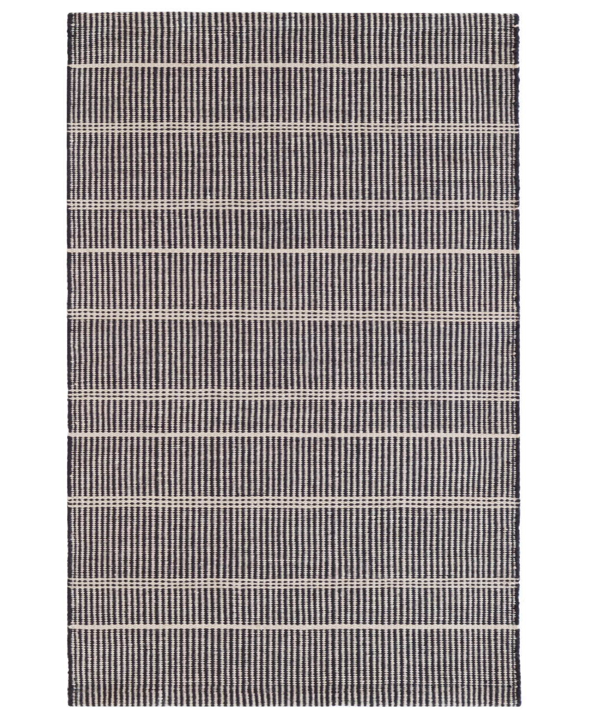 Dash And Albert Rugs By Annie Selke Samson Indoor/outdoor Da960 6'x9' Area Rug In Black