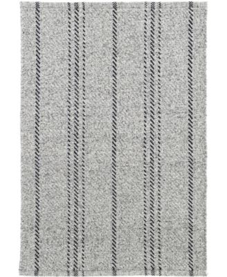 Dash and Albert Rugs by Annie Selke - Melange Stripe Indoor/Outdoor DA1028 5'x8' Area Rug
