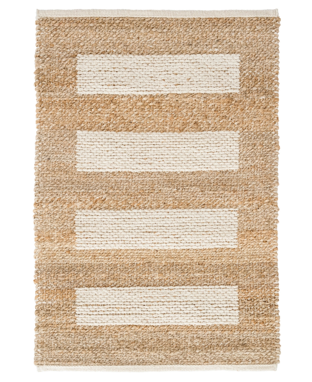 Dash And Albert Rugs By Annie Selke Milo Da802 5'x8' Area Rug In White