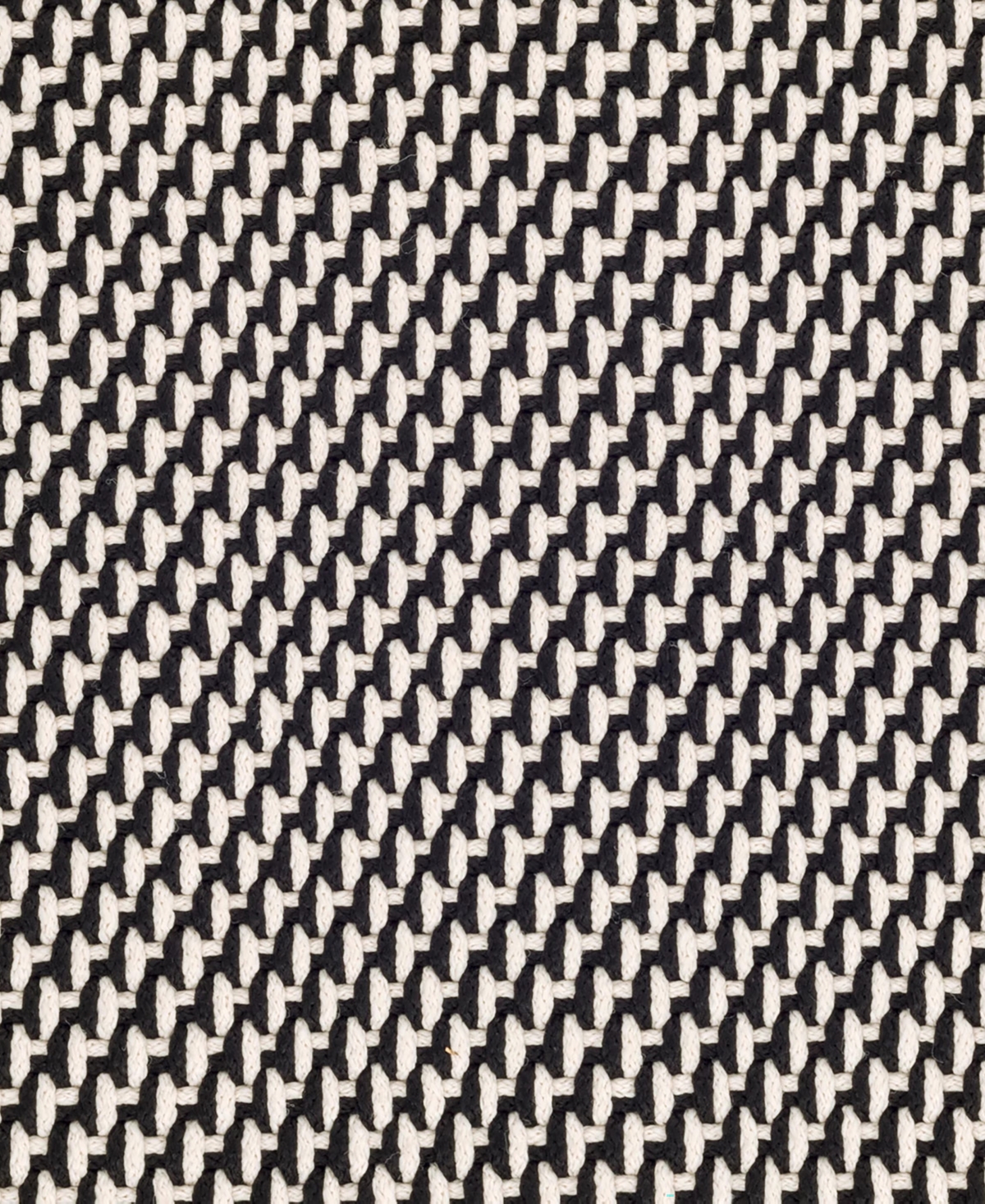 Dash And Albert Rugs By Annie Selke Two-tone Rope Indoor/outdoor Rdb219 5'x8' Area Rug In Black