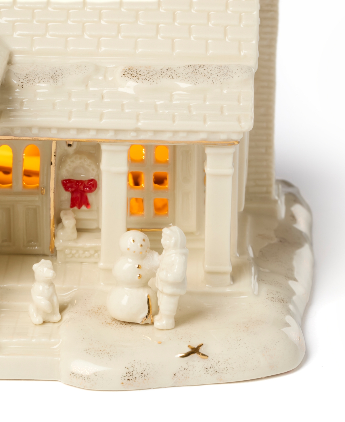 Lenox New For 2025!  Mistletoe Park Lit House & Mini Figurines In Multi