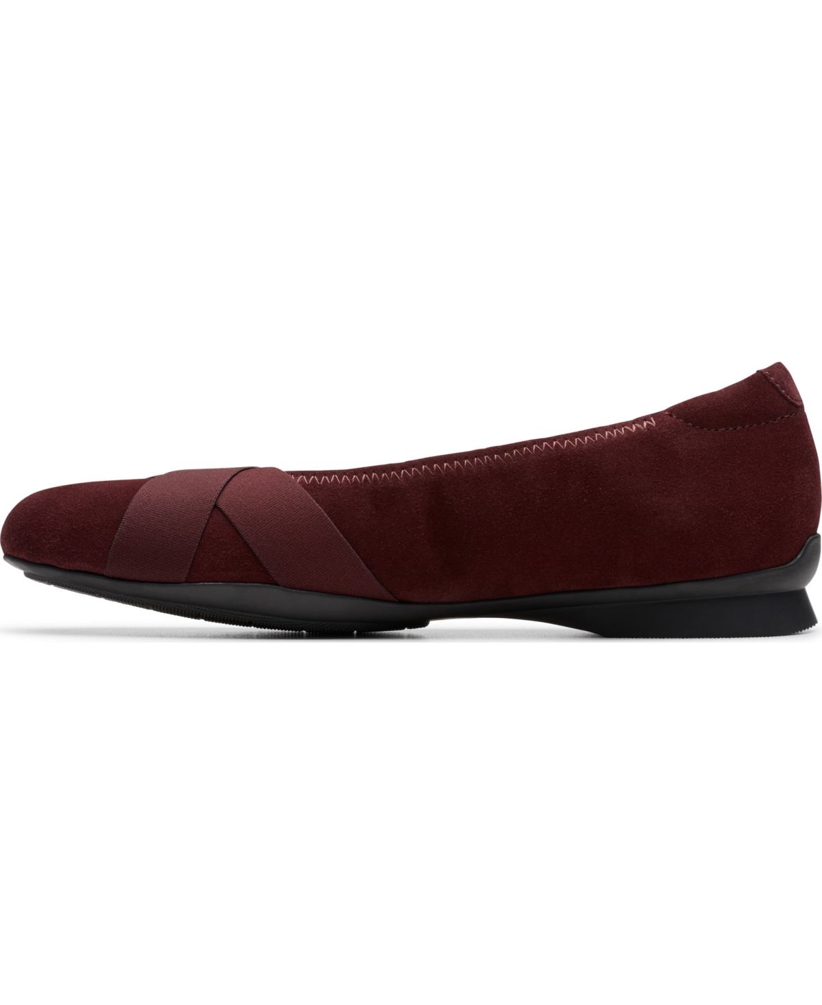 Clarks Jazmynn Gem In Burgundy
