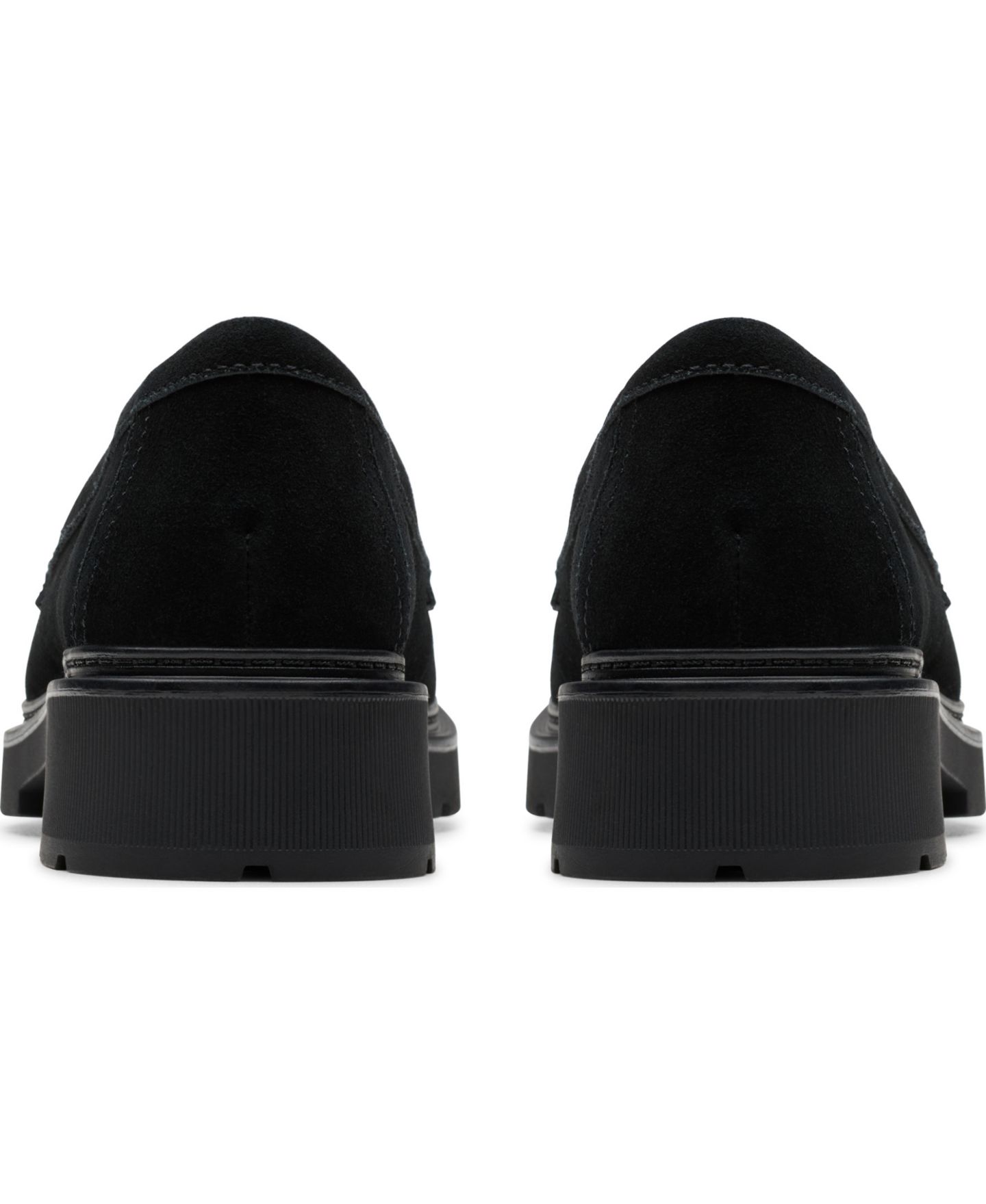 Женские туфли Clarks Lauryl Step Round Toe, цвет: Чёрный замшевый — фото 3