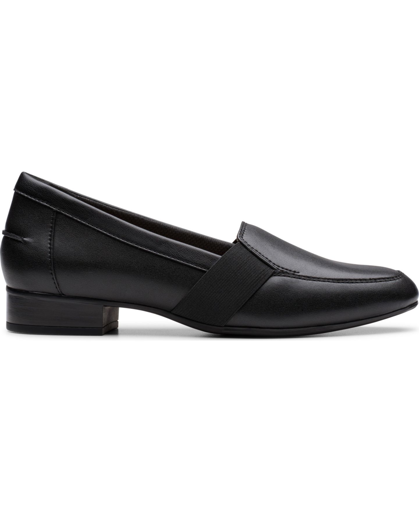 Женские туфли Clarks Juliet Beat Slip-On, цвет: Чёрный кожаный — фото 2