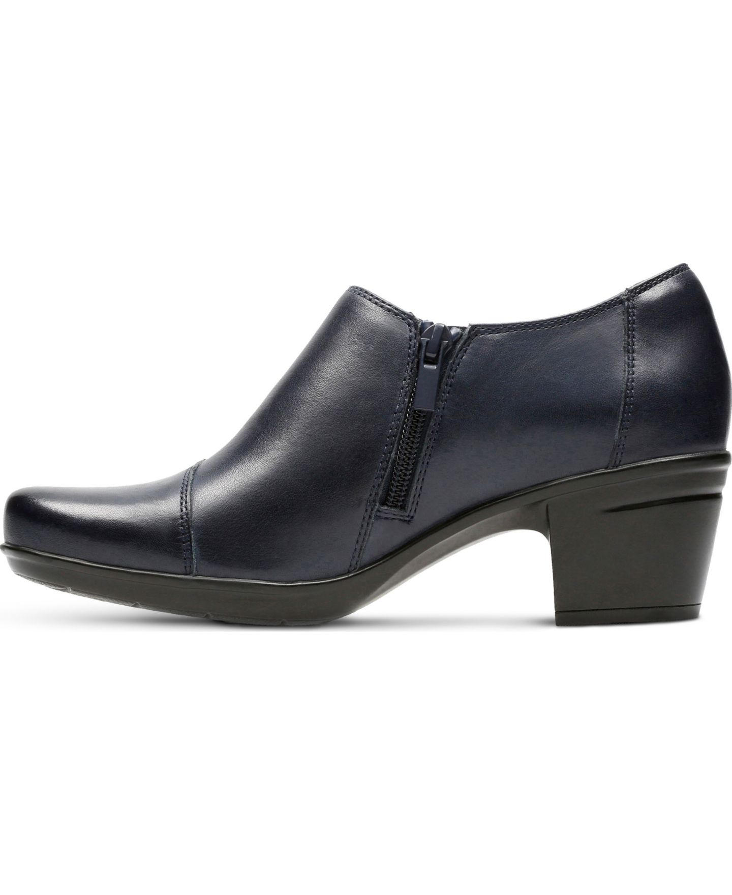 Женские кожаные ботильоны Clarks Collection Emslie Warren, цвет: Чёрный — фото 15