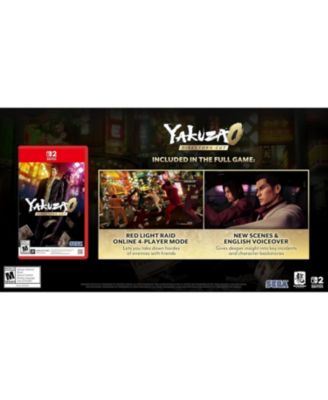 Yakuza 0 Directors Cut for Nintendo Switch 2 (Game-Key Card)