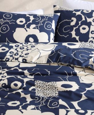 Unikko Kollaasi Cotton 3-Pc. Duvet Cover Set, Full/Queen