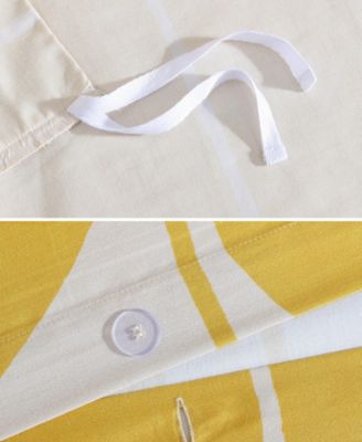 Vesi Unikko Cotton Sateen 3-Pc. Duvet Cover Set, King