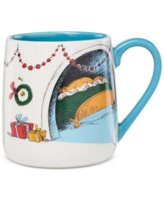 WhoVille Grinch Fireplace Mugs, Set of 2