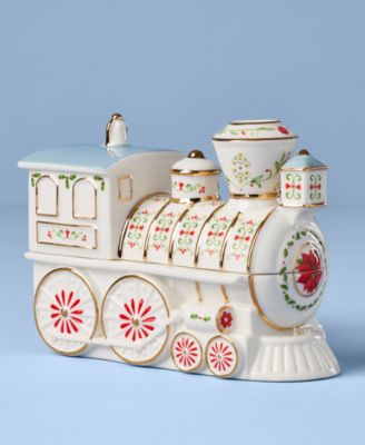 NEW FOR 2025! Village Christmas Porcelain Train Serving Set