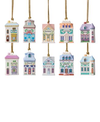 Lenox - Spice Village Ornament, Set of 10