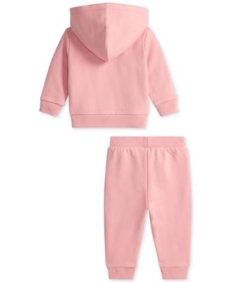 Baby Girls Fleece Hoodie & Pant Set