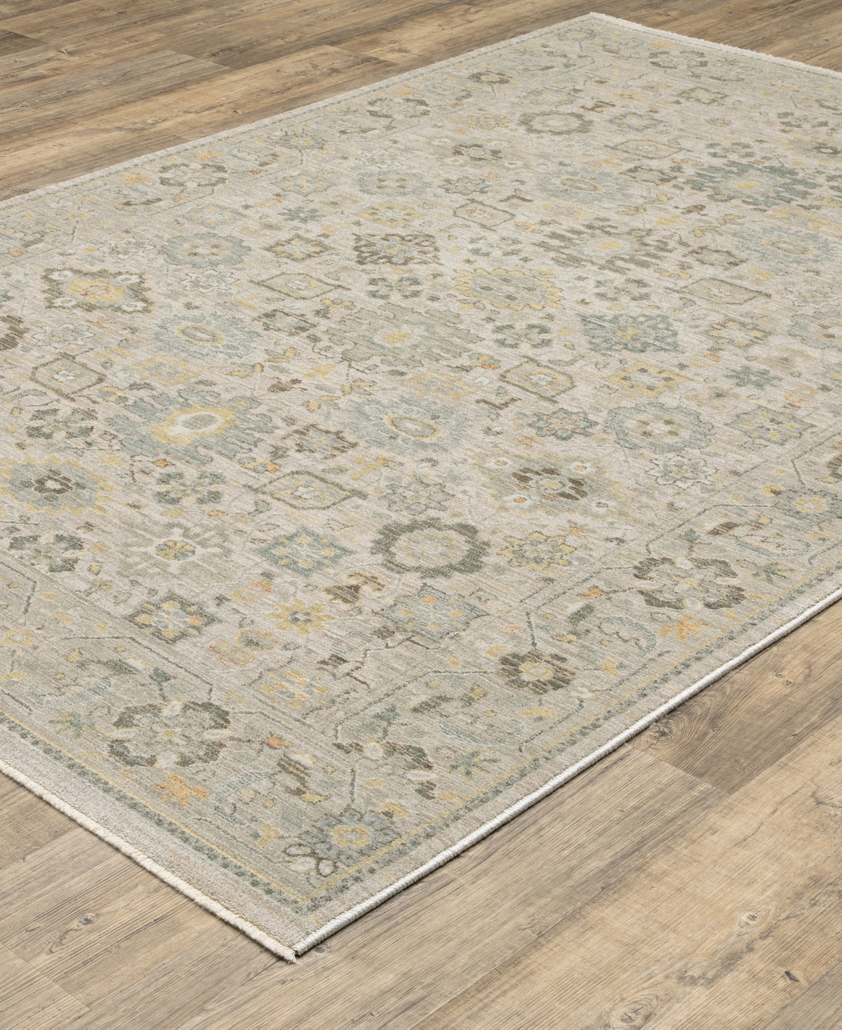 Oriental Weavers Keaton Kea06 2'3"x7'6" Runner Area Rug In Gray