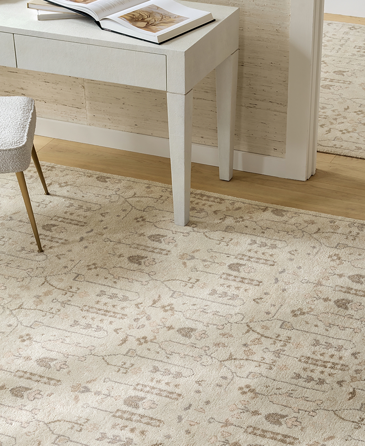 Dash And Albert Rugs By Annie Selke Dara Da2306 6'x9' Area Rug In White