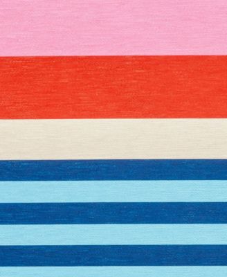 Beach Stripe Machine Washable DA2163 4'x6' Area Rug