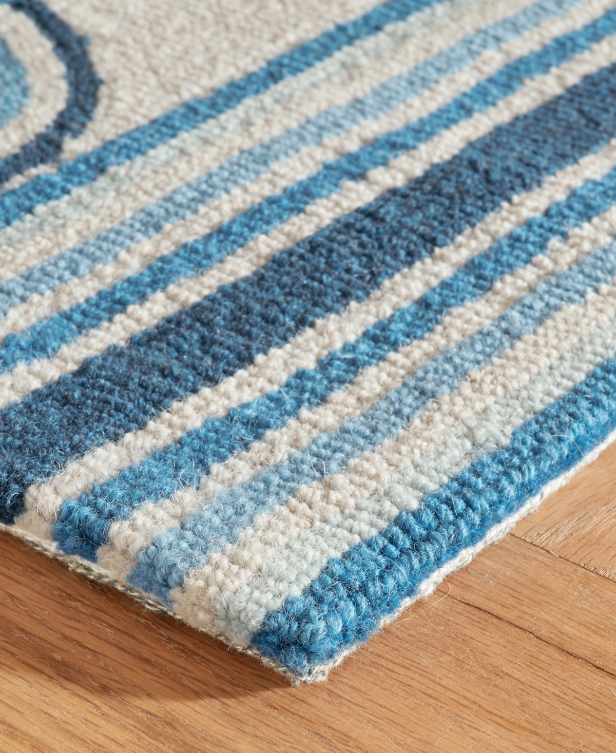 Dash And Albert Rugs By Annie Selke Button Da1985 9'x12' Area Rug In Blue