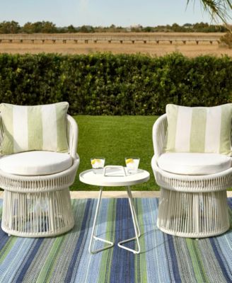 Dash And Albert Rugs By Annie Dash Albert Rugs By Annie Selke Fiesta Stripe Indoor Outdoor Da662 Rug Collection In Blue