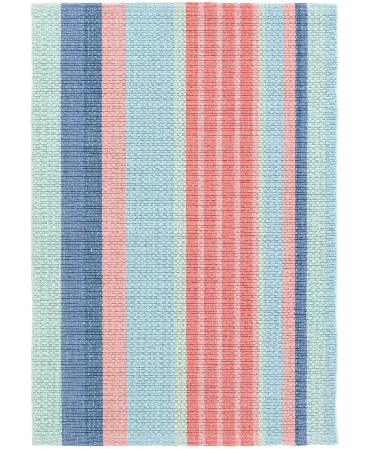 Dash And Albert Rugs By Annie Selke Aruba Stripe Da1089 9'x12' Area Rug In Multi