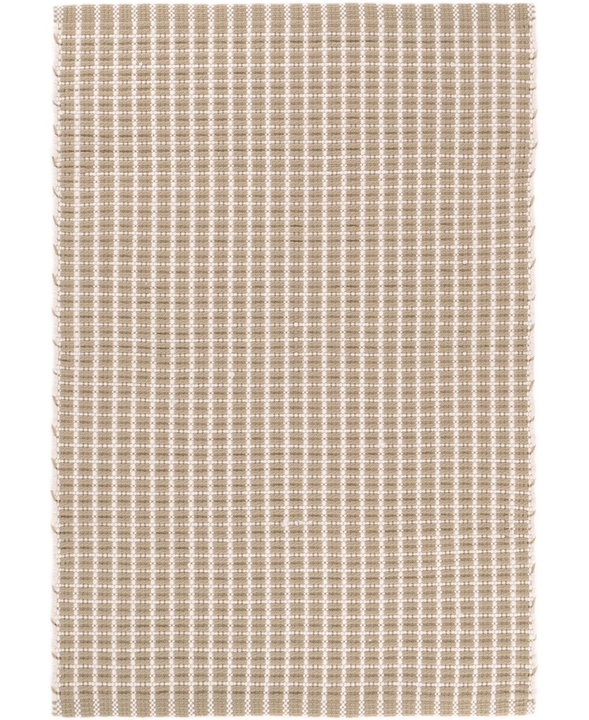 Dash And Albert Rugs By Annie Selke Gridiron Indoor/outdoor Da1052 9'x12' Area Rug In Sand