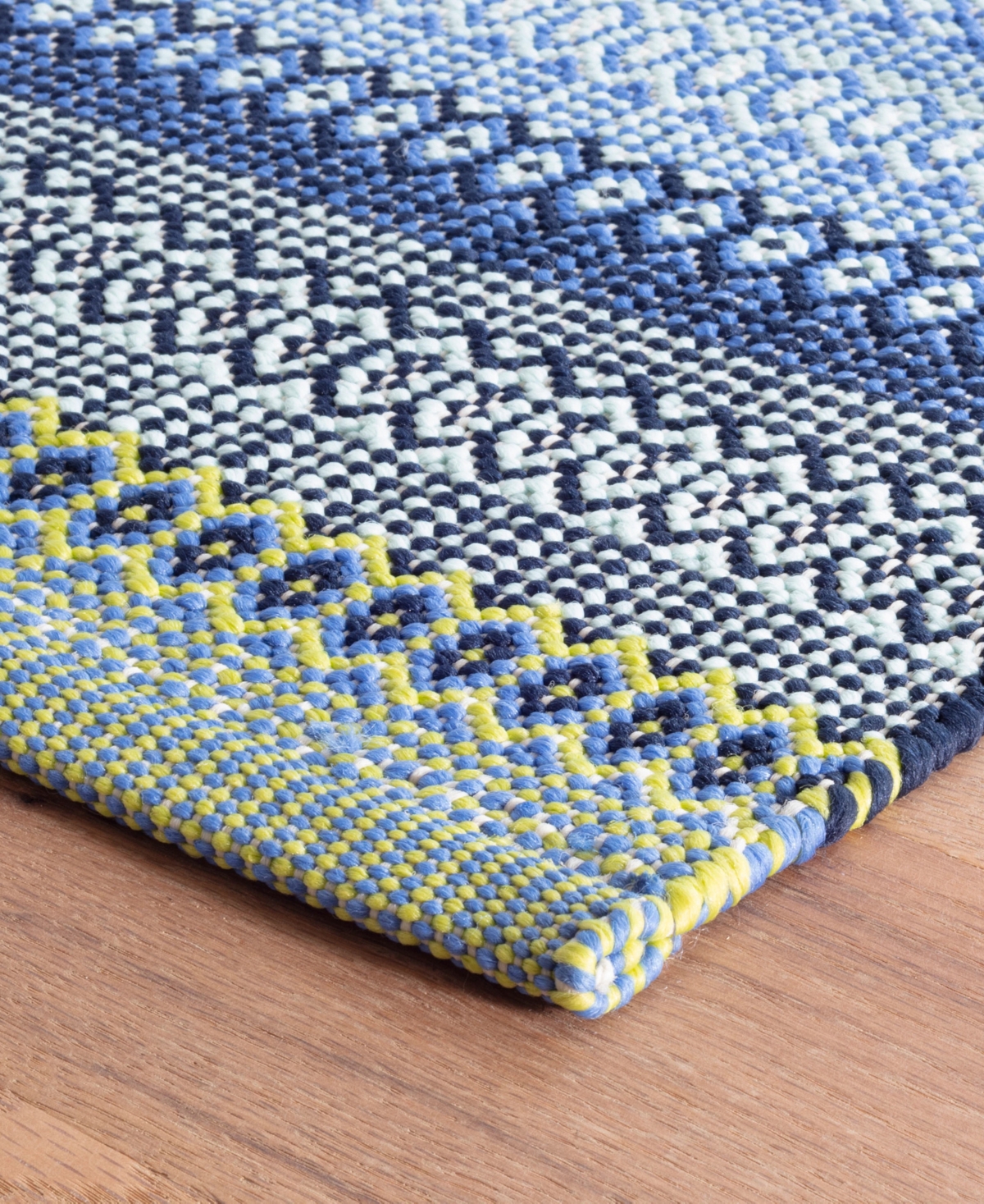 Dash And Albert Rugs By Annie Selke Fiesta Stripe Indoor/outdoor Da662 4'x6' Area Rug In Multi