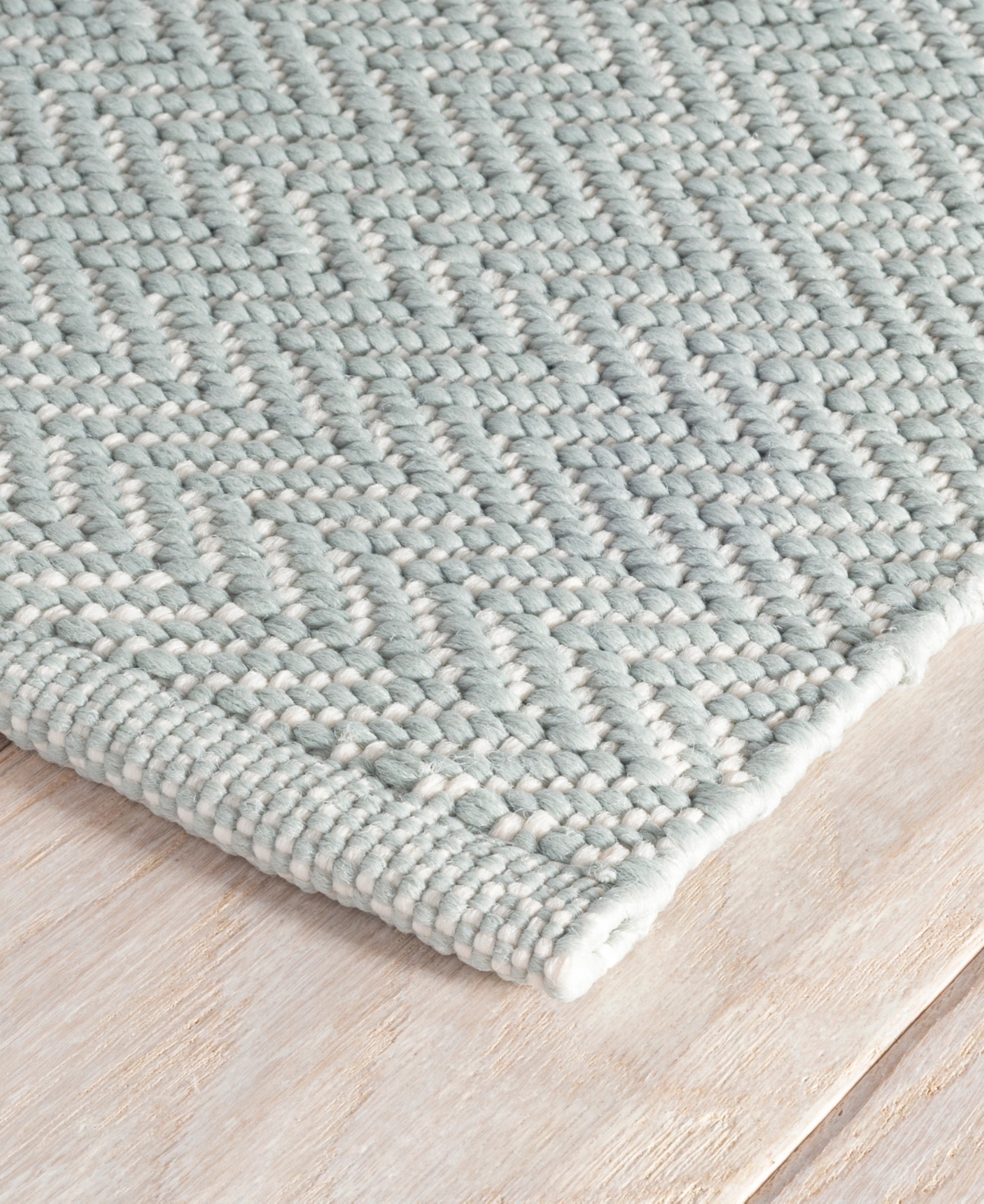Dash and Albert Rugs by Annie Selke Herringbone Indoor/Outdoor DA392 2'6''x8' Runner Area Rug