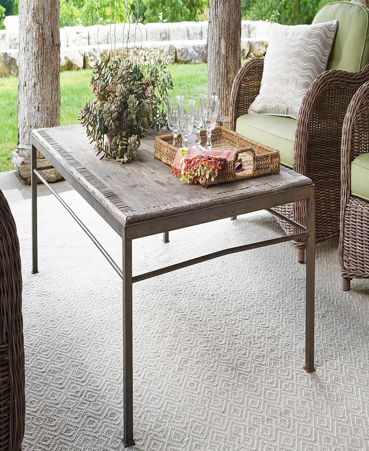 Dash And Albert Rugs By Annie Selke Annabelle Indoor/outdoor Rdb270 5'x8' Area Rug In Gray
