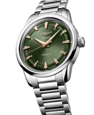 Men's Conquest Heritage Automatic Stainless Steel Watch 38mm