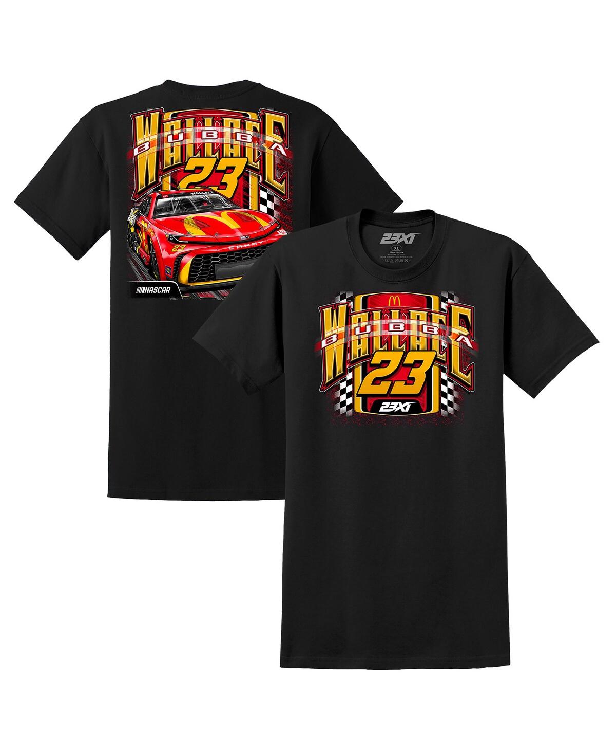 Men's Black Bubba Wallace McDonald's Car T-Shirt - Black