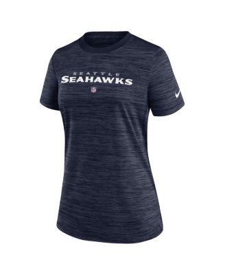Women's Navy Seattle Seahawks Sideline Velocity Performance T-Shirt