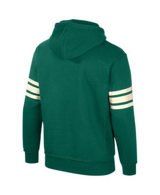Men's Green Michigan State Spartans Saluting Pullover Hoodie