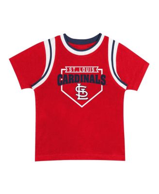 Preschool Fanatics St. Louis Cardinals Loaded Base T-Shirt and Shorts Set