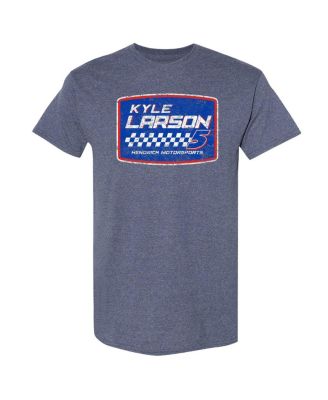 Men's Heather Navy Kyle Larson Vintage T-Shirt