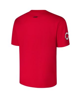 Men's Red Cincinnati Reds Turn It Up Dropped Shoulder T-Shirt