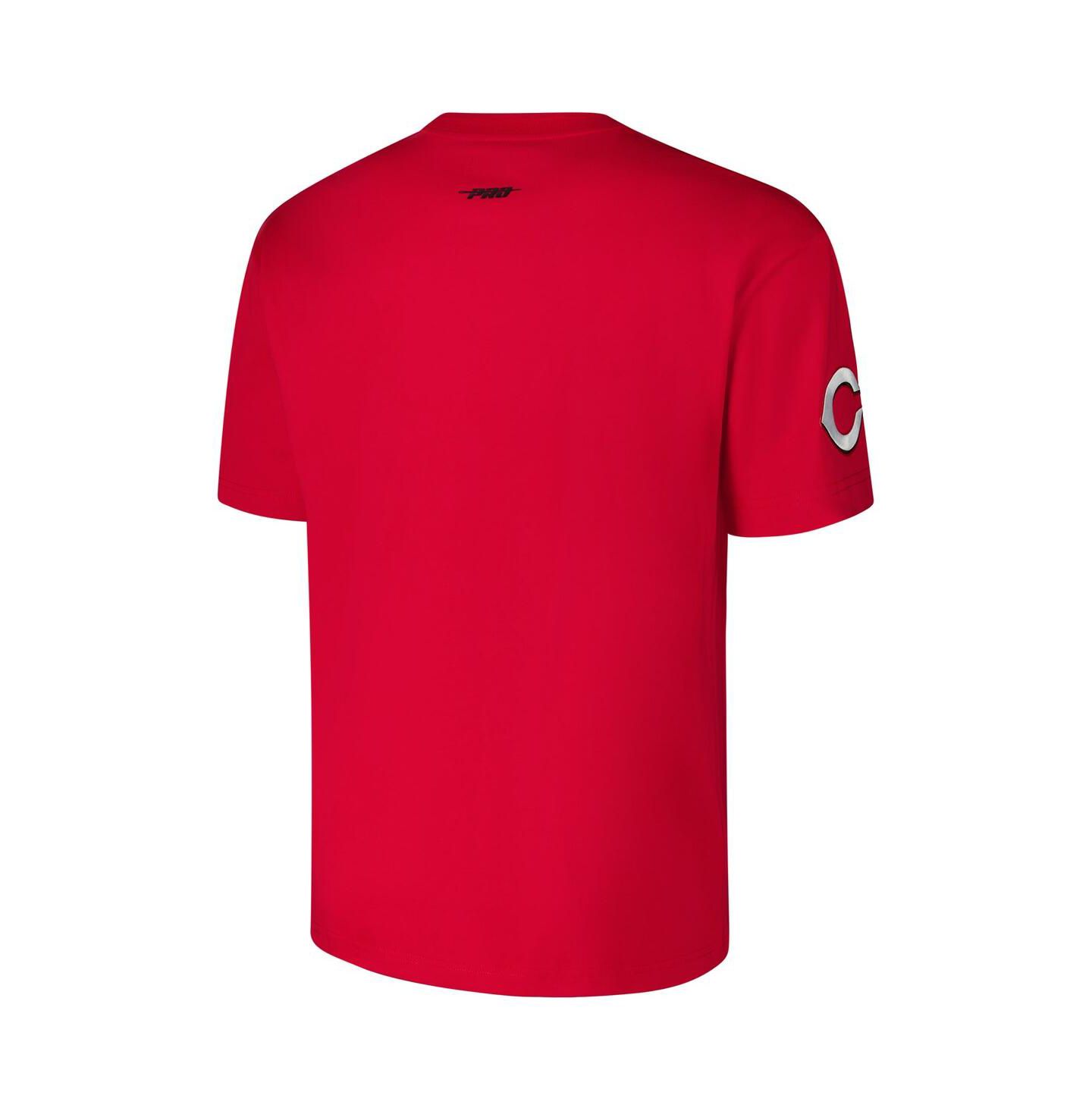 Мужская футболка Pro Standard Red Cincinnati Reds Turn It Up Dropped Shoulder — фото 3