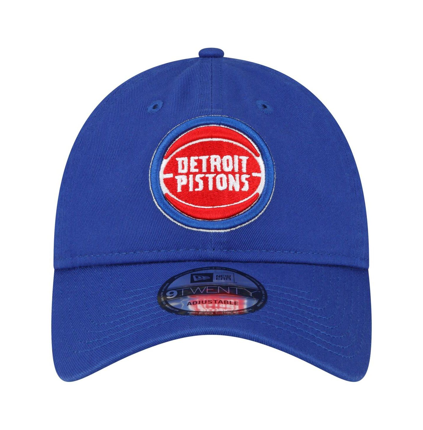Мужская кепка New Era Royal Detroit Pistons Team 2.0 9TWENTY Adjustable Hat — фото 2