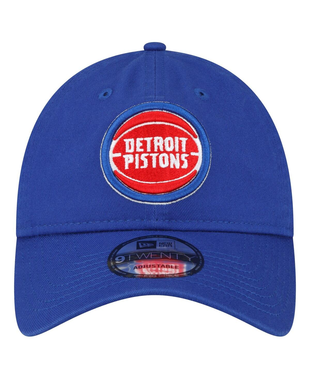 Men's New Era Royal Detroit Pistons Team 2.0 9TWENTY Adjustable Hat