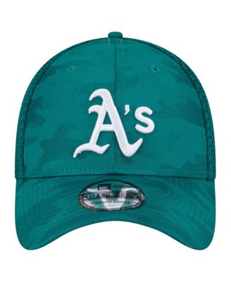 Big Boys and Girls Green Athletics Camo 39THIRTY Flex Hat