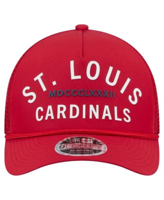 Men's&nbsp;Red St. Louis Cardinals Minimalist 9FORTY A-Frame Adjustable Hat