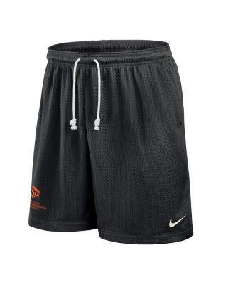 Men's Black/Gray Oklahoma State Cowboys 2025 Sideline Reversible Performance Shorts