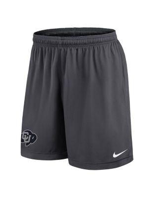 Men's Black/Gray Colorado Buffaloes 2025 Sideline Reversible Performance Shorts