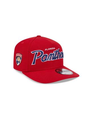 New Era - Men's Red Florida Panthers Core Poly A-Frame Snapback Hat