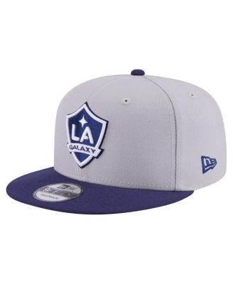New Era - Men's Gray LA Galaxy Color Pack Two-Tone 9FIFTY Snapback Hat