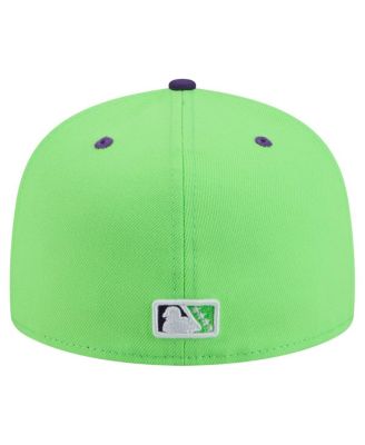 Men's Neon Green Beloit Sky Carp Copa de la Diversion 59FIFTY Fitted Hat
