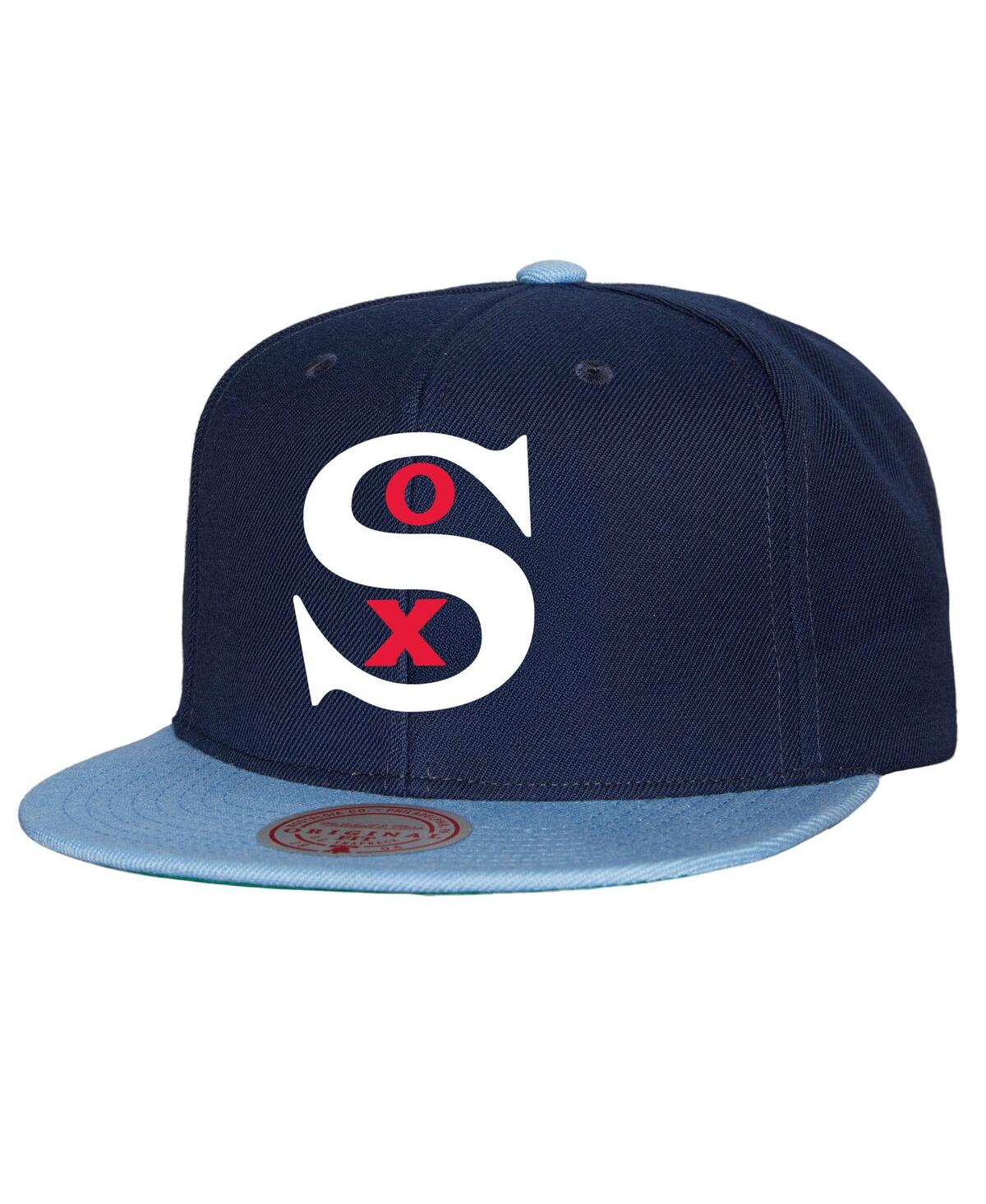 Mitchell & Ness Men's Navy Chicago White Sox Cooperstown Collection Basic Flip Snapback Hat