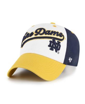 '47 Brand - Big Boys and Girls White Notre Dame Fighting Irish Scooter Clean Up Adjustable Hat
