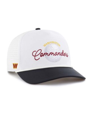 '47 Brand - Men's White/Black Washington Commanders Gimmie Golf Hitch Rope Adjustable Hat