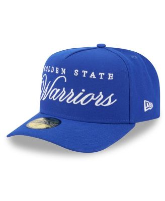 Men's Royal Golden State Warriors 2025 NBA Draft A-Frame 59FIFTY Fitted Hat